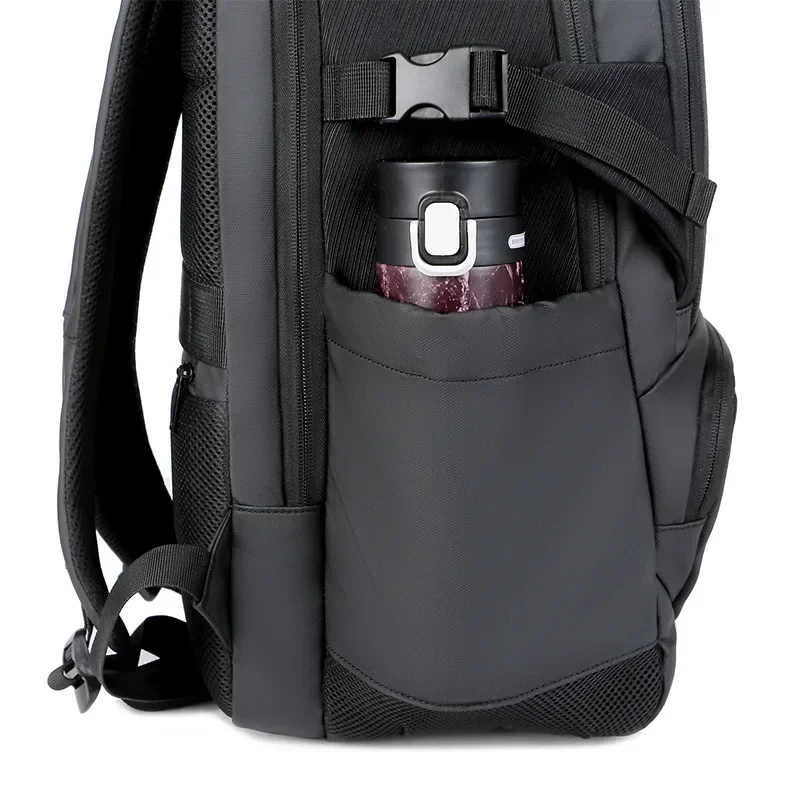 Мужской деловой рюкзак вместительные водонепроницаемые дорожные сумки школьный