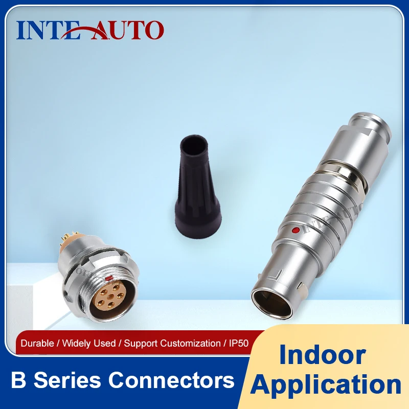 Серия 1B 2 3 4 5 6 7 8 10 14 16-контактный круглый металлический разъем совместимый с FGG EEG