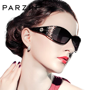 PARZIN-gafas de sol polarizadas para mujer, lentes de sol de lujo, estilo Vintage, con encaje hueco, UV400 1