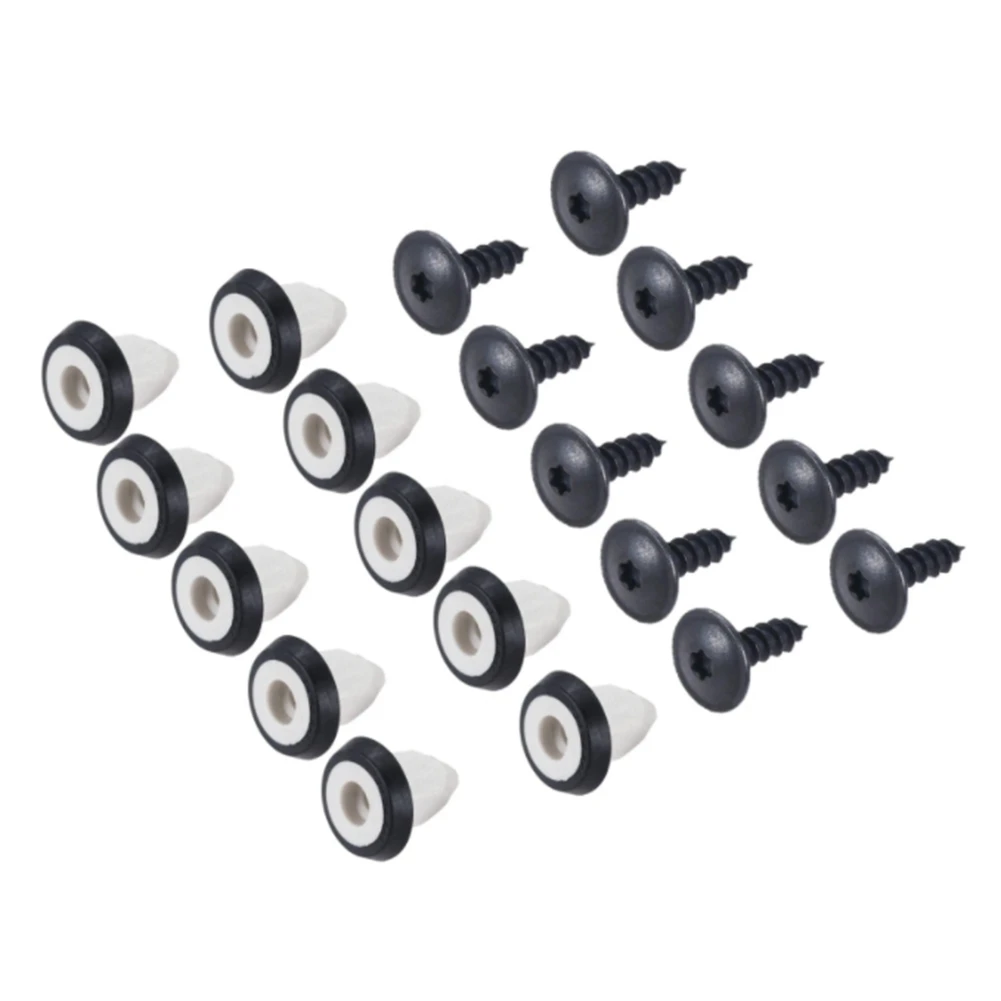 

100Pcs Car Mudguard Screws Bumper Skirt Torx Screws Clips for Golf 6 Bora