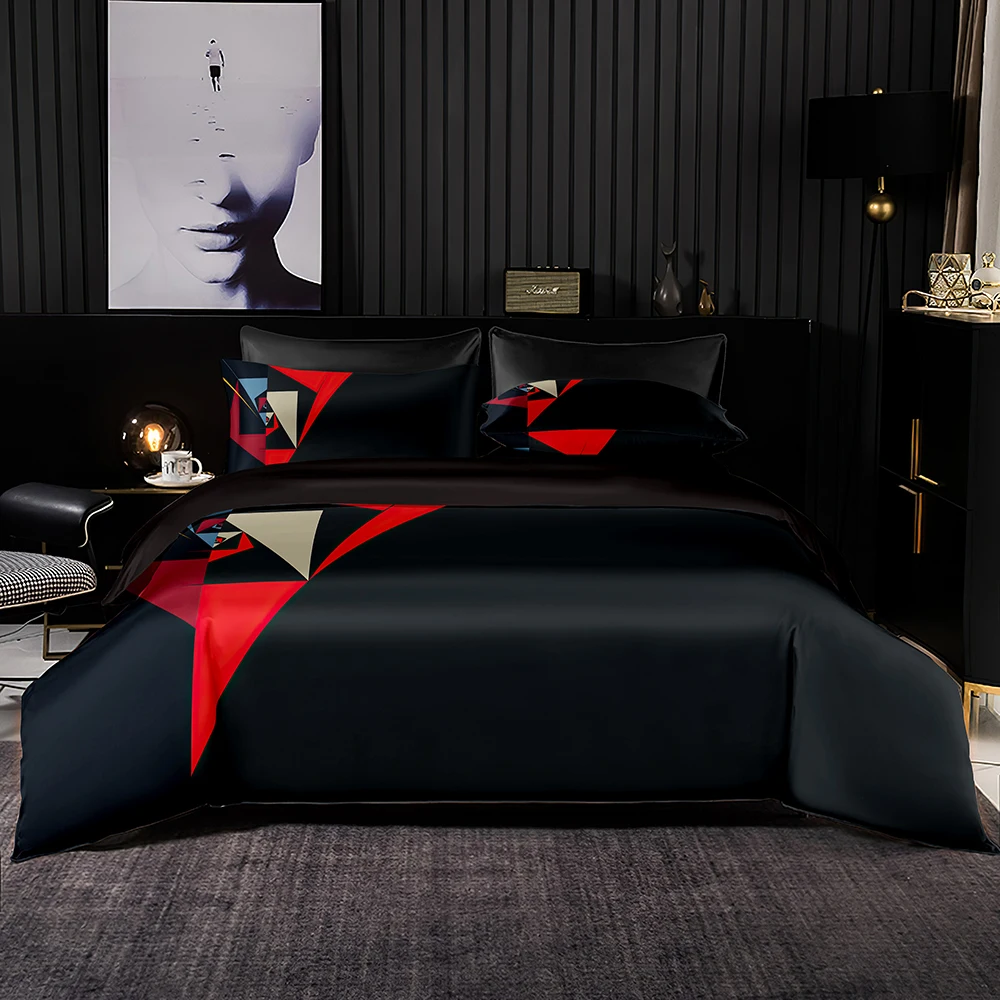 Набор пододеяльников с абстрактными волнистыми полосами 220X260 домашний