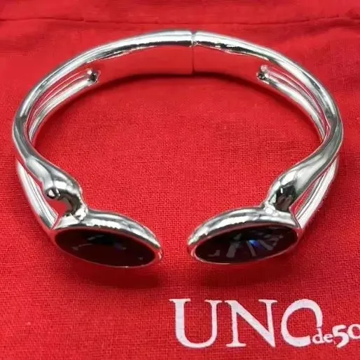 Новинка женский браслет unode 50 с замком романтический подарок сумкой