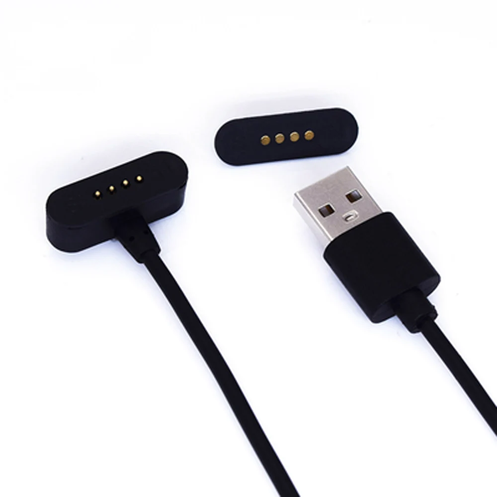 

free shipping 1set High Current Magnetic PogoPin Connector 4Pin USB Cable Adapter Current Charging Data Cable Magnetic Connector