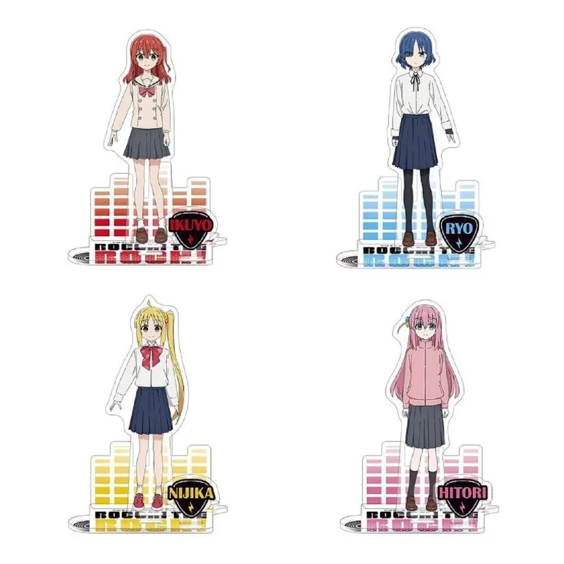 

15CM BOCCHI THE ROCK! Anime Figures Yari Goto Cosplay Acrylic Stands Model Creative Desk Decor Cute Standing Sign Fans Gift