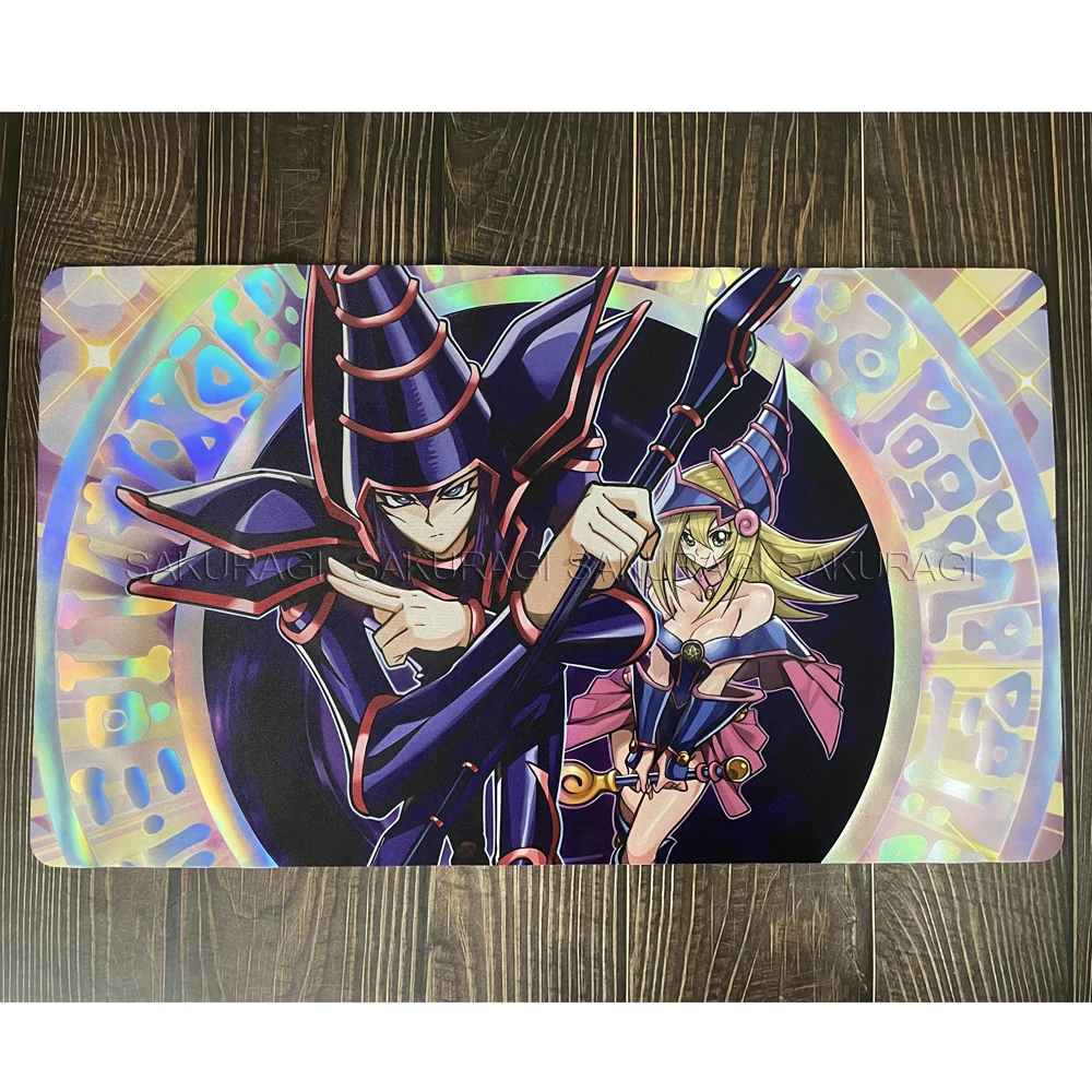 

Yu-Gi-Oh Holographic Dark Magician Girl Card Pad Paymat YGO Mat MTG KMC TCG OGC CCG YuGiOh Mat-244