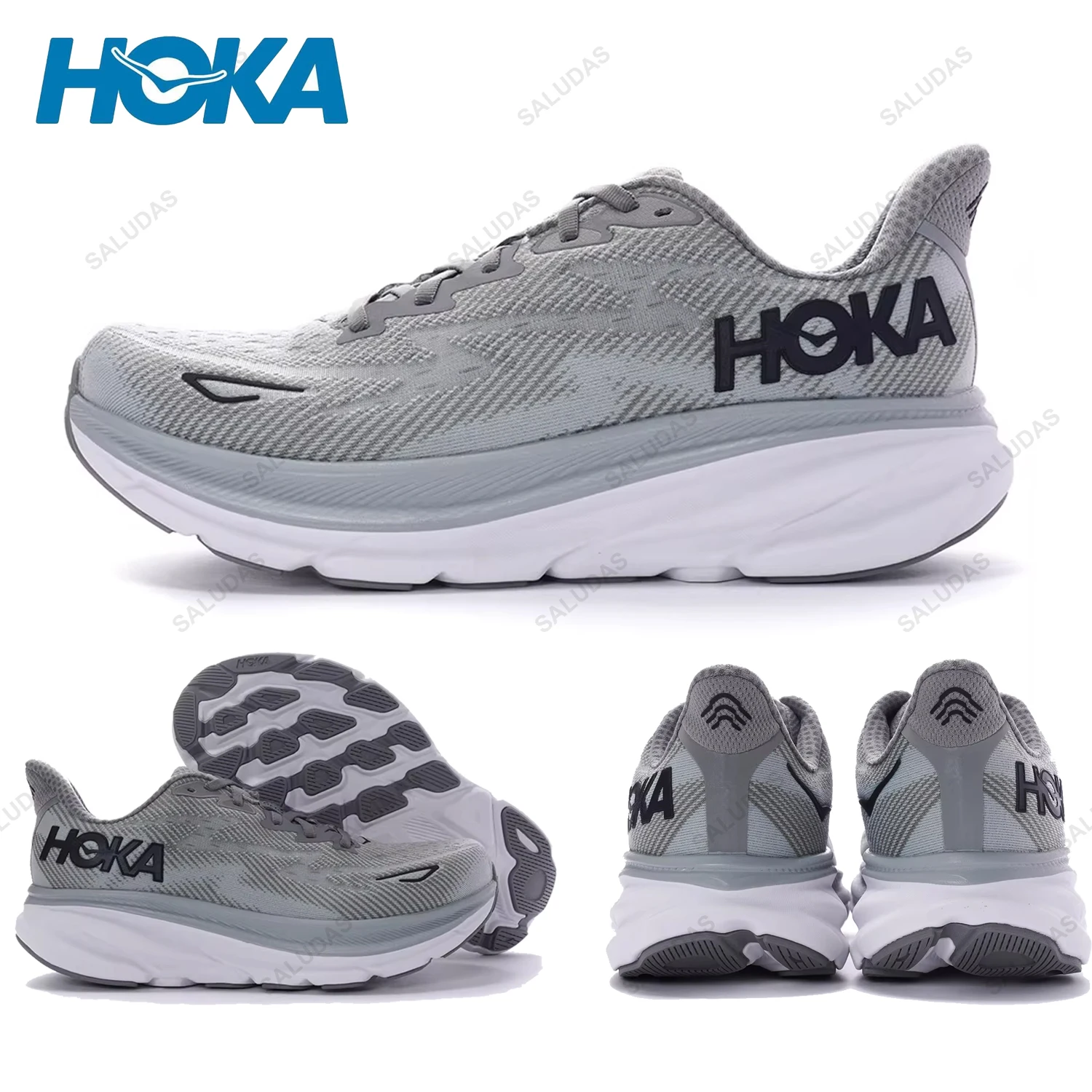 

Беговые кроссовки HOKA Clifton 9 для мужчин и женщин, повседневная спортивная обувь, эластичные, амортизирующие, удобные, унисекс