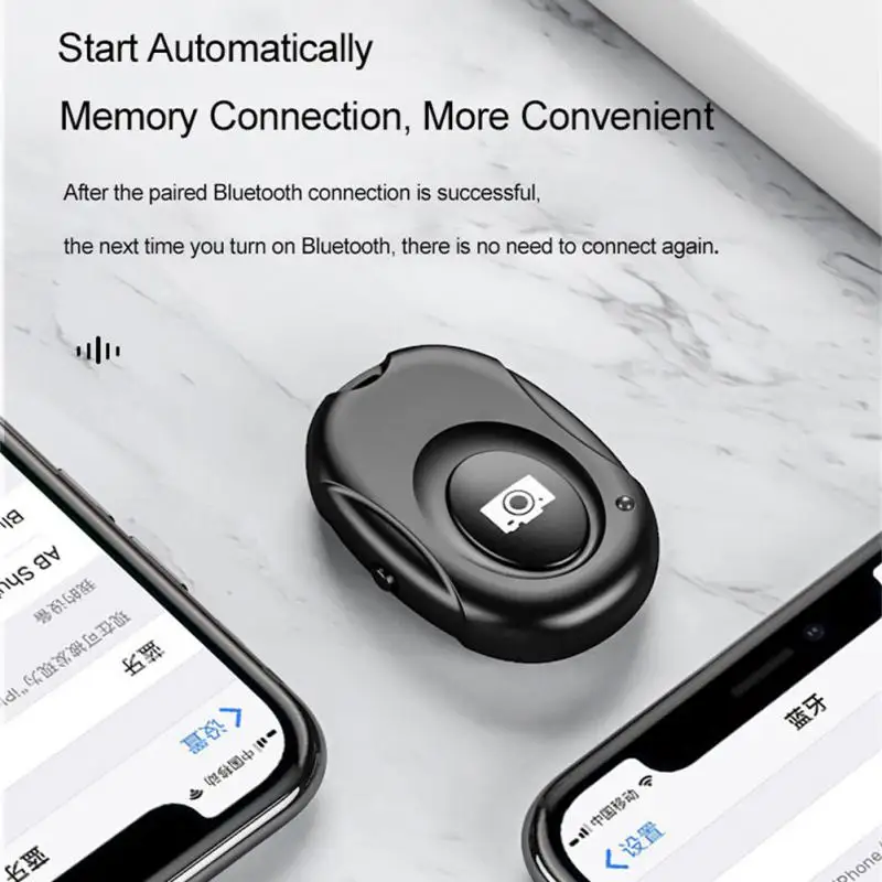 

Bluetooth Compatible Remote Control Wireless Self-timer Compatible With Various Devices Real Time Video Shutter Remote Control
