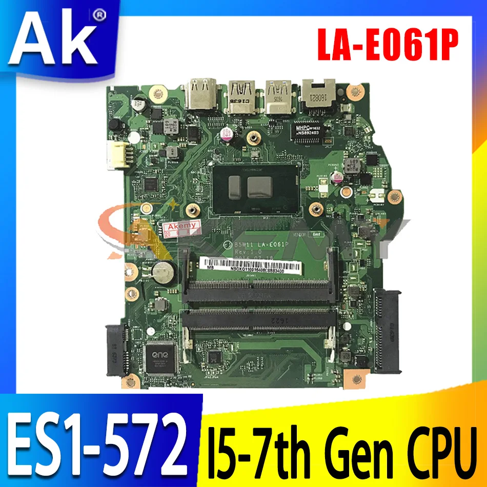 

Материнская плата для ноутбука Acer Aspire, системная плата с процессором I3 I5 6-го поколения или процессором 7-го поколения, стандартная материнск...