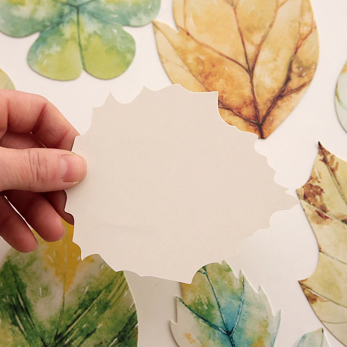 Beautiful Leaves Shape Shaped Creative Postcard Artistic Style Funny Bookmark Birthday Greeting Card Christmas |