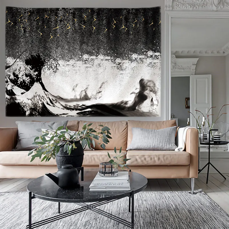 Гобелен С Океанской Волной Настенный Декоративный Художественный Для Спальни