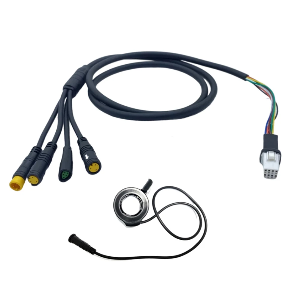 

Top Quality E Bike Motor Cable Set Compatible with For Bafang M400 G330 G510 M620 1T4 Can/Uart 130x Throttle Included