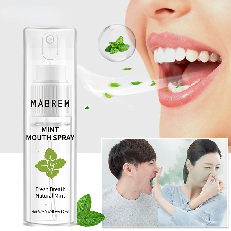 

Mouth Spray Breath Freshener Oral Spray Herbal Fresh Breath Remove Smoke Breath Treatment of Bad Breath Small Portable