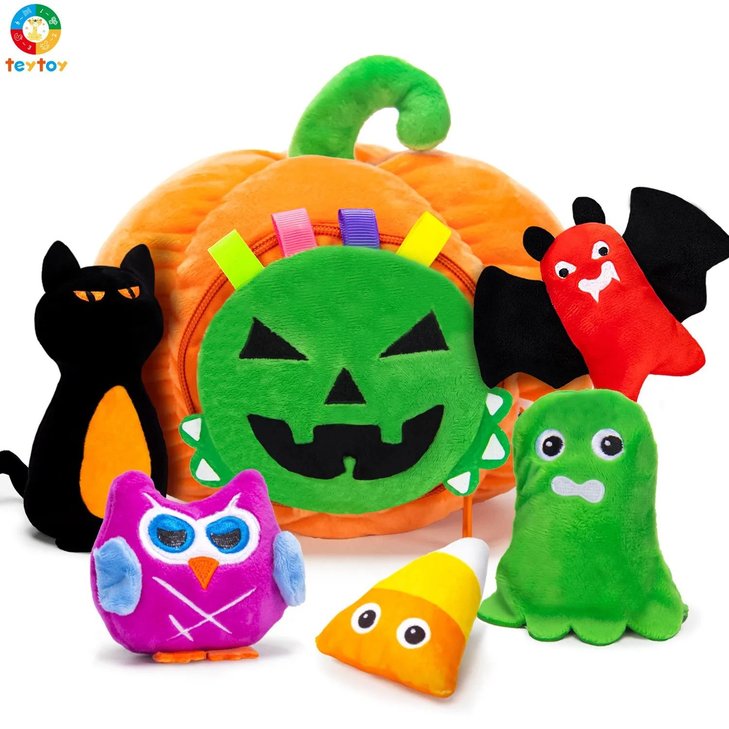 teytoy My First Halloween Pumpkin Set 8Pcs Halloween Plush T