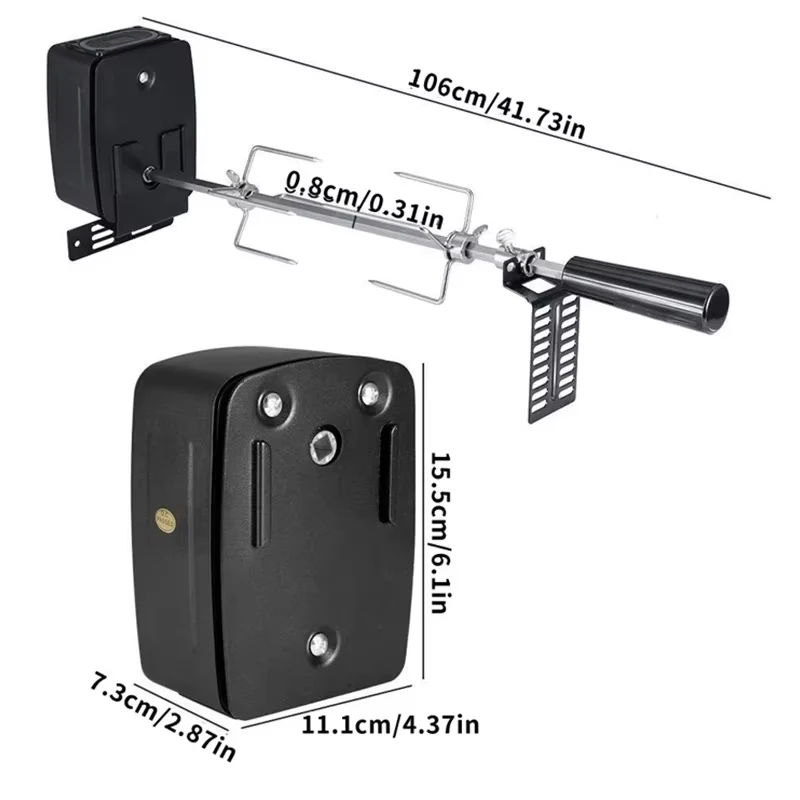 Автоматический набор для гриля барбекю электрический гриль из нержавеющей стали