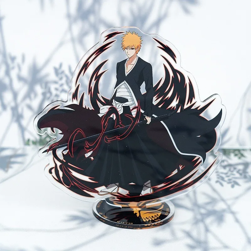 Аниме Bleach Kurosaki Ichigo Ulquiorra Cifer Grimmjow Jaegerjaquez Kuchiki Byakuya 16 см акриловая фигурка