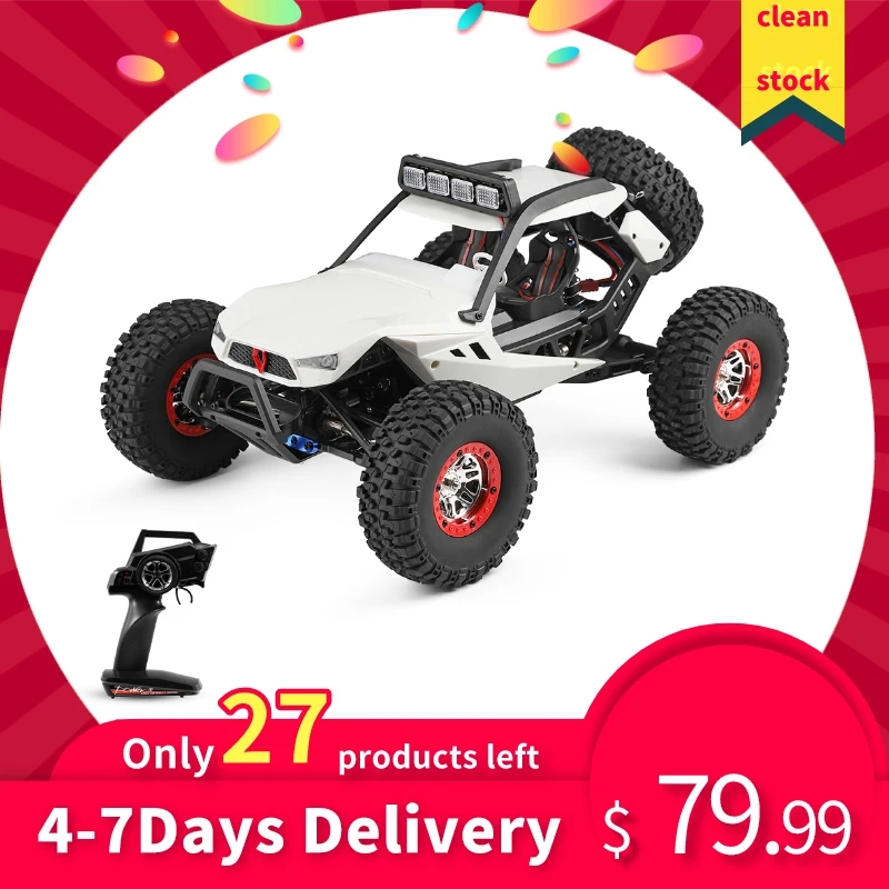 WLtoys XK 12429 1:12 Радиоуправляемый автомобиль гусеничный 40 км/ч высокоскоростной 4WD 2 4G