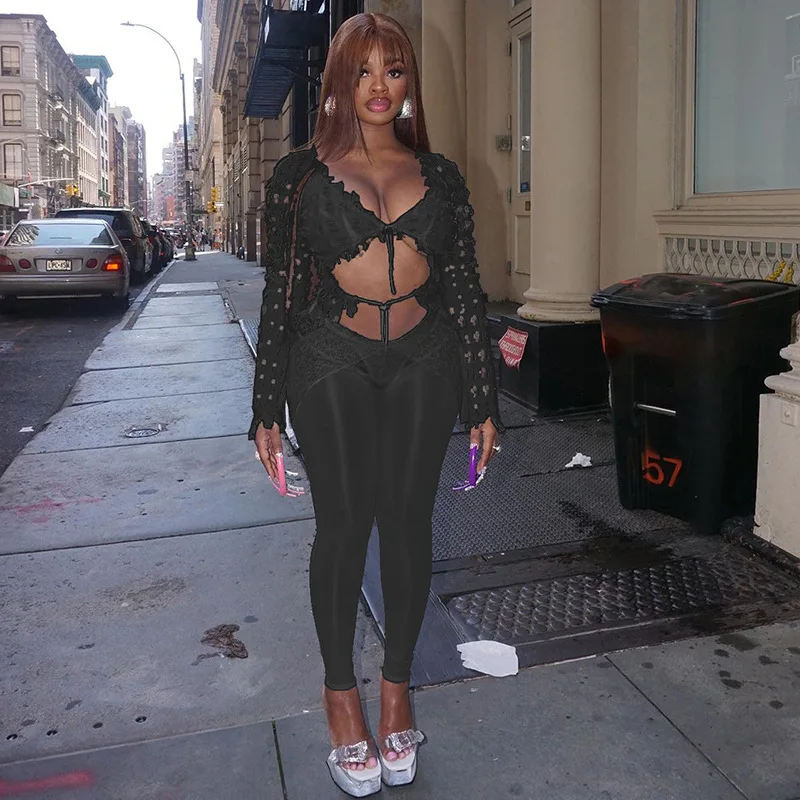 Рисунок 4 - Осенний кружевной комплект из двух предметов