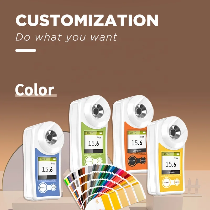 Цифровой рефрактометр измеритель концентрации сахара фруктового для напитков