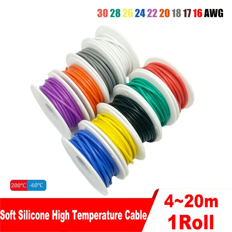 Кабель 16/17/18/20/22/24/26/28/30 AWG из мягкой луженой меди ...