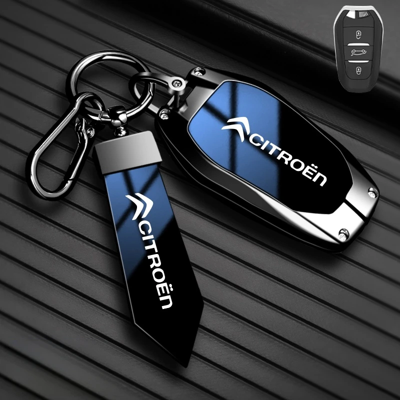 

Чехол для ключей из цинкового сплава для Citroen C1 C2 C3 C4 C5 C6 VTS Xsara C-Crosser Berlingo Jumpy, сумка для ключей, брелок, аксессуары
