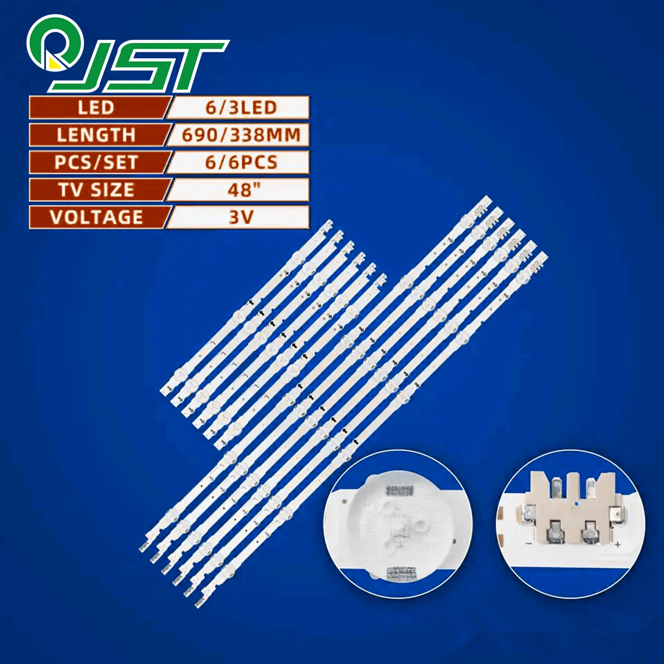 Светодиодный светильник UE48H6400AK 12 шт