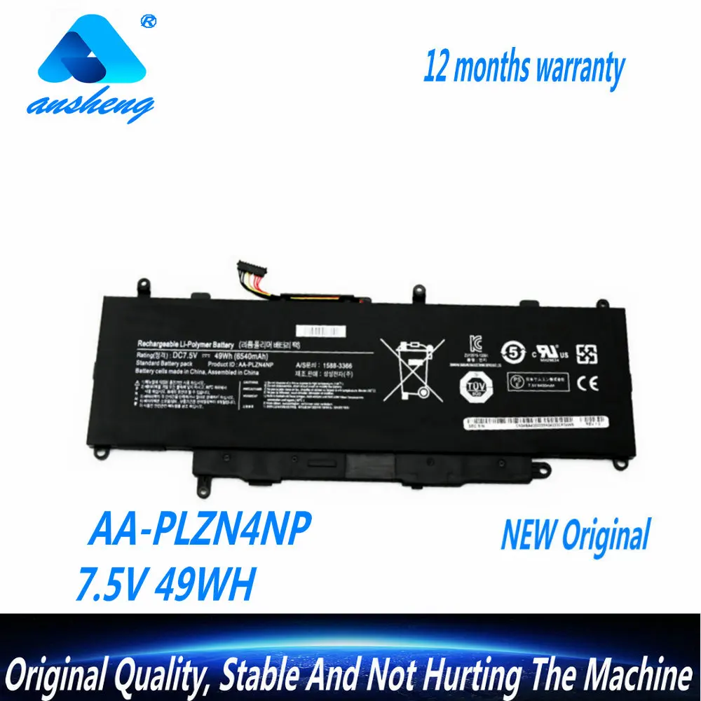 

Genuine AA-PLZN4NP Laptop Battery For Samsung ATIV PRO XE700T1C XQ700T1C XQ700T1C-A52 Series 1588-3366 7.5V 49WH