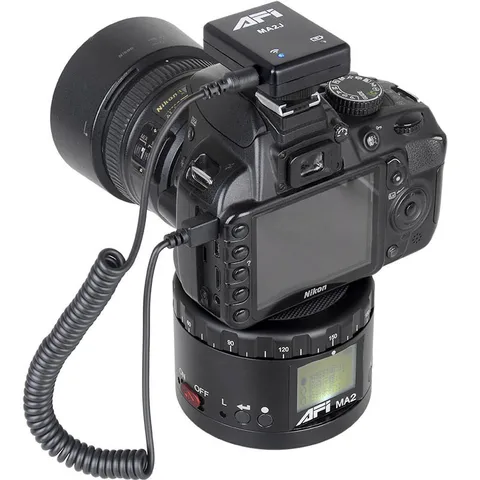 Электрическая камера AFI MA2 360 PTZ для Canon Nikon Sony DSLR замедленное панорамирование вращение видеокамеры панорамный штатив головка для Nikon