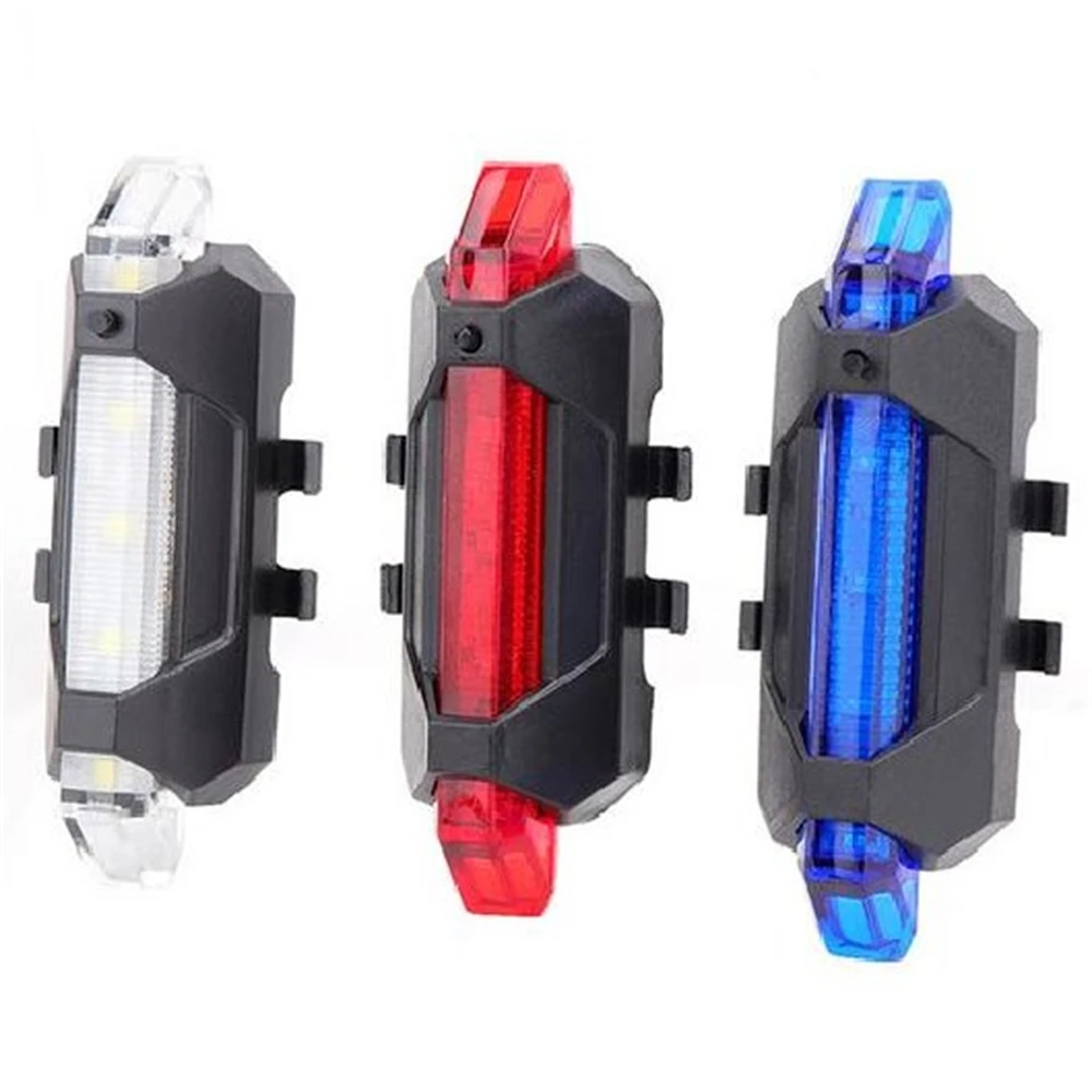 

LED Bicycle Light Waterproof Rear Tail Light USB Rechargeable Bike Light Mount Cycling Safety Warning Light Bicycle Accessories