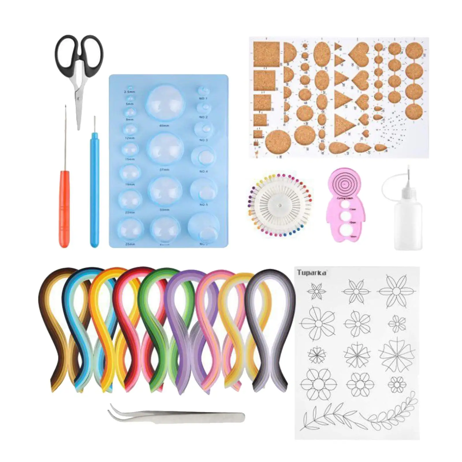 

Набор инструментов для бумаги, 9 цветов, 900 полосок, 10 инструментов, ручная работа для начинающих, украшение для скрапбукинга, рождественский...