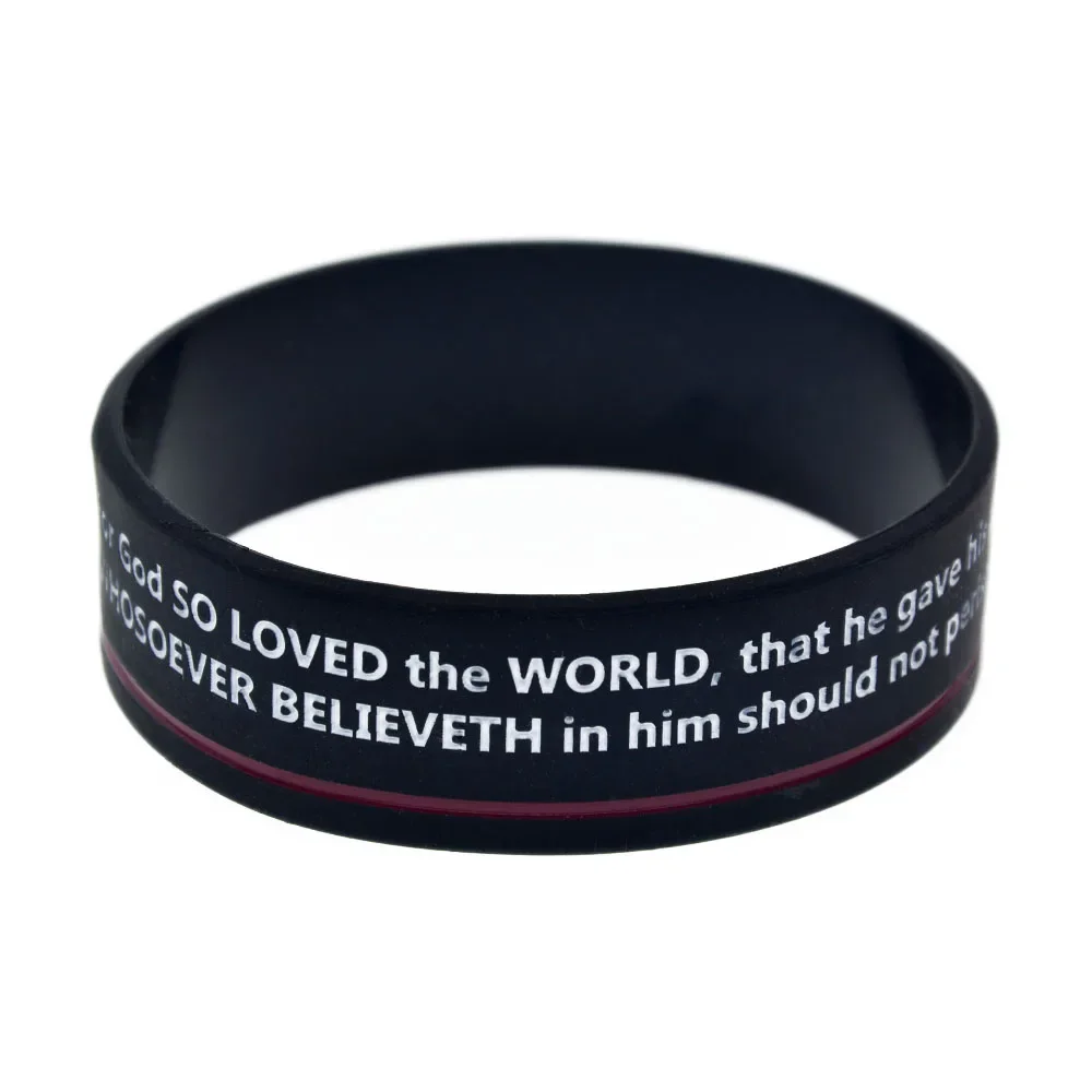 25 шт. браслеты из силикона и резины 1 дюйм