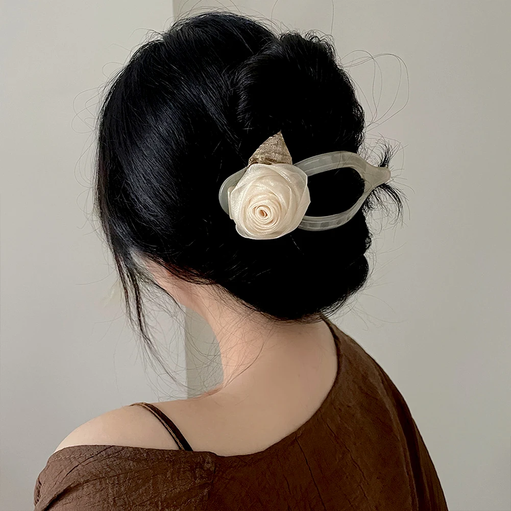 

2PC Camellias Hair Clips Vintage Hair Accessories Bangs Pin For Women Fashion Barrettes Women Jewelry Accessory For Daily Makeup