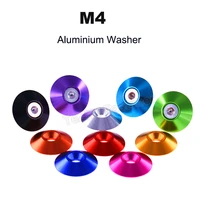 510pcs m4 aluminum profile metal dish flat countersunk head bolt screw anodized washers cover gaskets for pc case motherboard