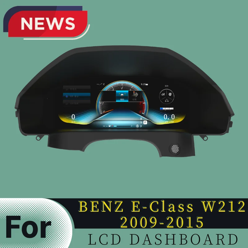 

LCD Digital Dashboard Panel Instrument Cluster Speedometer For Benz E Class W212 2009-2015