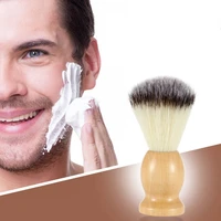 1pcs men shaving brush facial beard cleaning razor shaving beard brush salon face cleaning razor brush