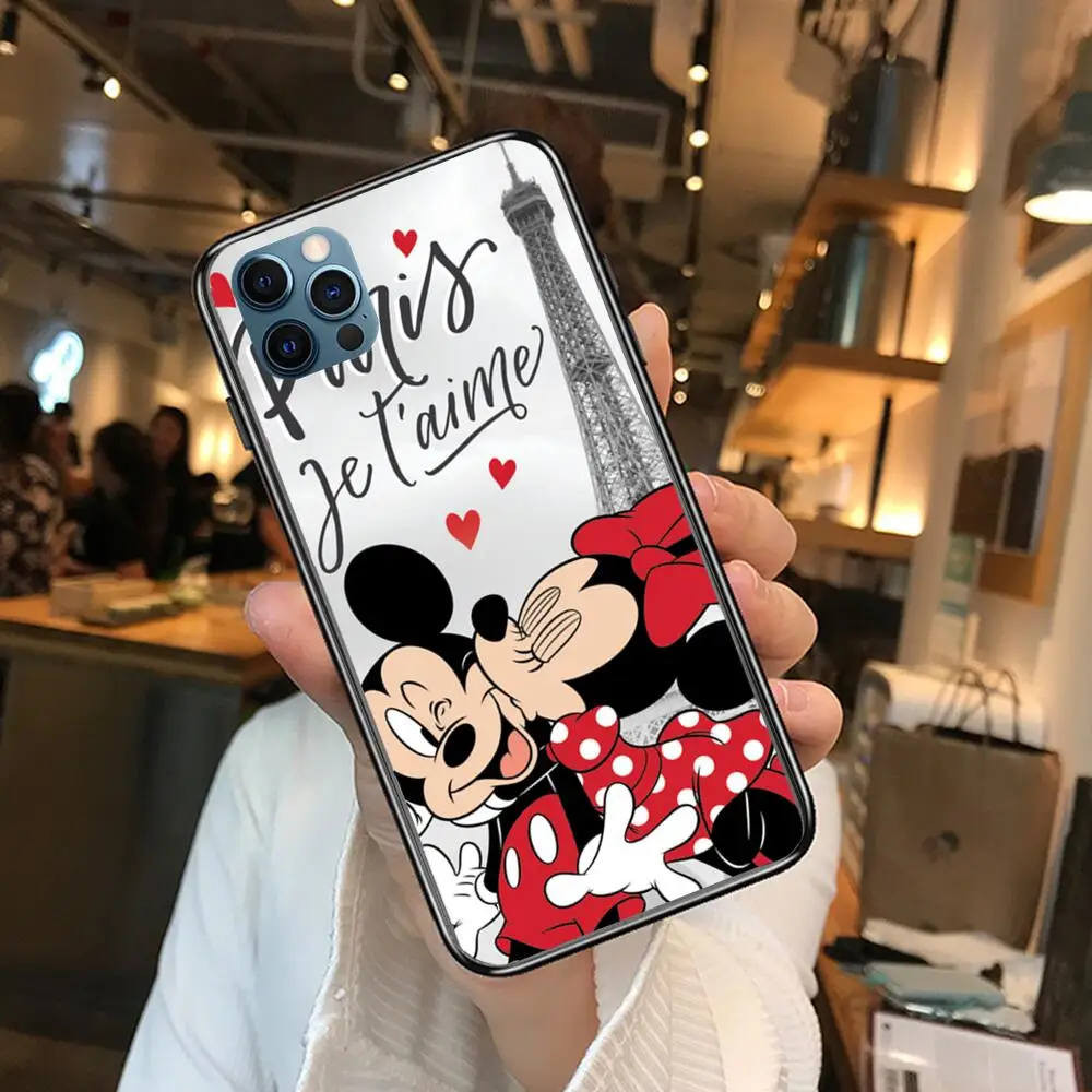 Чехлы для телефонов с героями Диснея Минни Маус аниме чехол iphone 11 Pro Max 12 8 7 6 S XR PLUS X