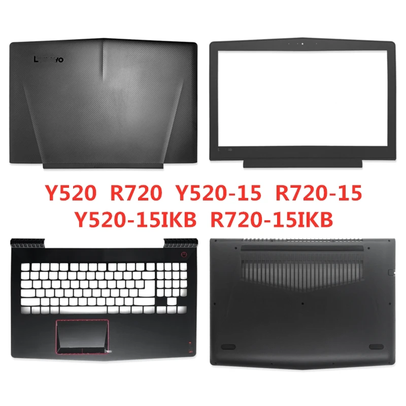 

Чехол для ноутбука Lenovo Legion Y520 R720 Y520-15 R720-15 Y520-15IKB R720-15IKB, Женская задняя крышка для ЖК-дисплея, передняя панель, Упор для рук, нижняя часть, петли