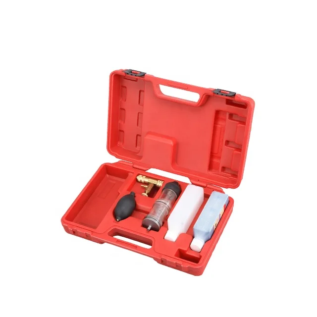 

UpgradeEasy To Use Combustion Leak Tester Kit Co2 Fluid Head Gasket Test Car
