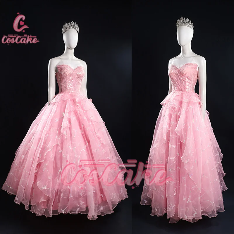 Костюм для косплея Coscake Wicked Glynda розовое женское платье аксессуары красивый наряд