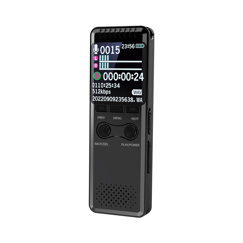 Цифровой мини-диктофон Vandlion V30C запись голоса с цветным экраном Hi-Fi MP3 защита