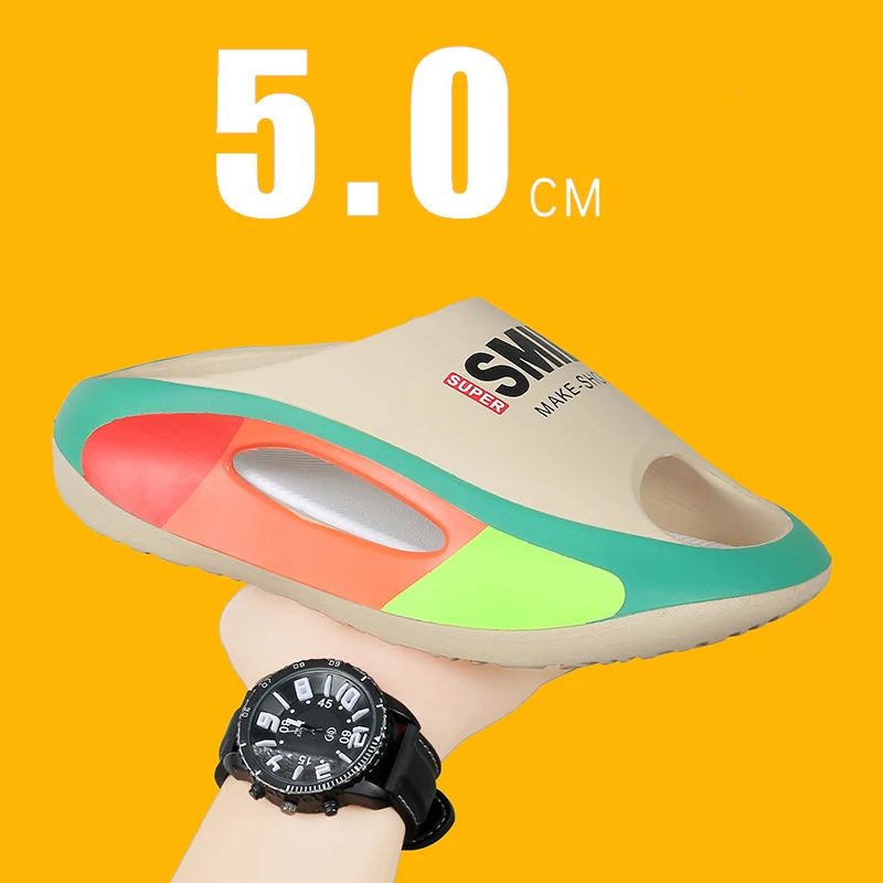 

Шлепанцы для мужчин и женщин, мягкая подошва, Эва, сланцы, летние Нескользящие, для ванной комнаты, домашние тапочки