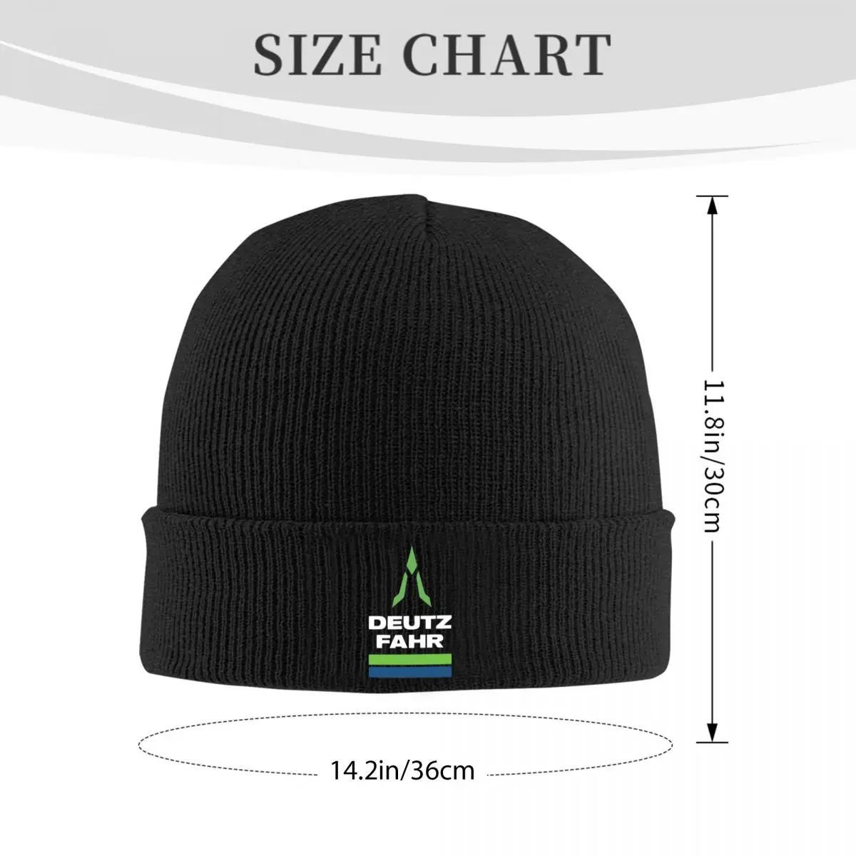 Фото Deutz Fahr Logo Merchandise Essential теплая вязаная шапка в стиле хип-хоп, осенне-зимняя уличная шапка, шапки для мужчин, женщин и взрослых №3
