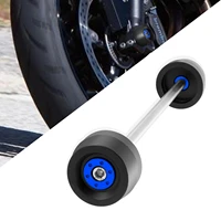 motorcycle front axle slider wheel protection for yamaha mt 07 mt07 fz 07 fz07 xsr700 xsr 700 2014 2017