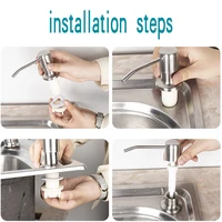 Встраиваемый диспенсер для мыла, 500 мл. У продавца есть и другие модели дозаторов.#5