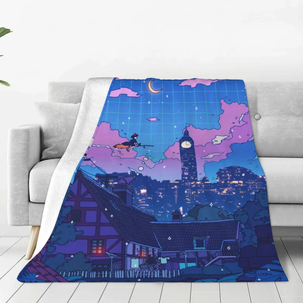 Velvet Spring/autumn Breathable Soft Throw Blanket For Bed Bedding Throws