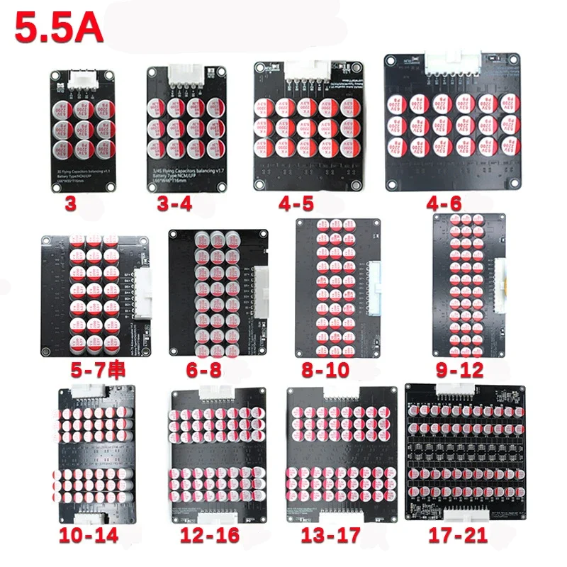 Активный балансир LiFePo4 Li-ion 5 5А для аккумуляторов 18650 3S-21S