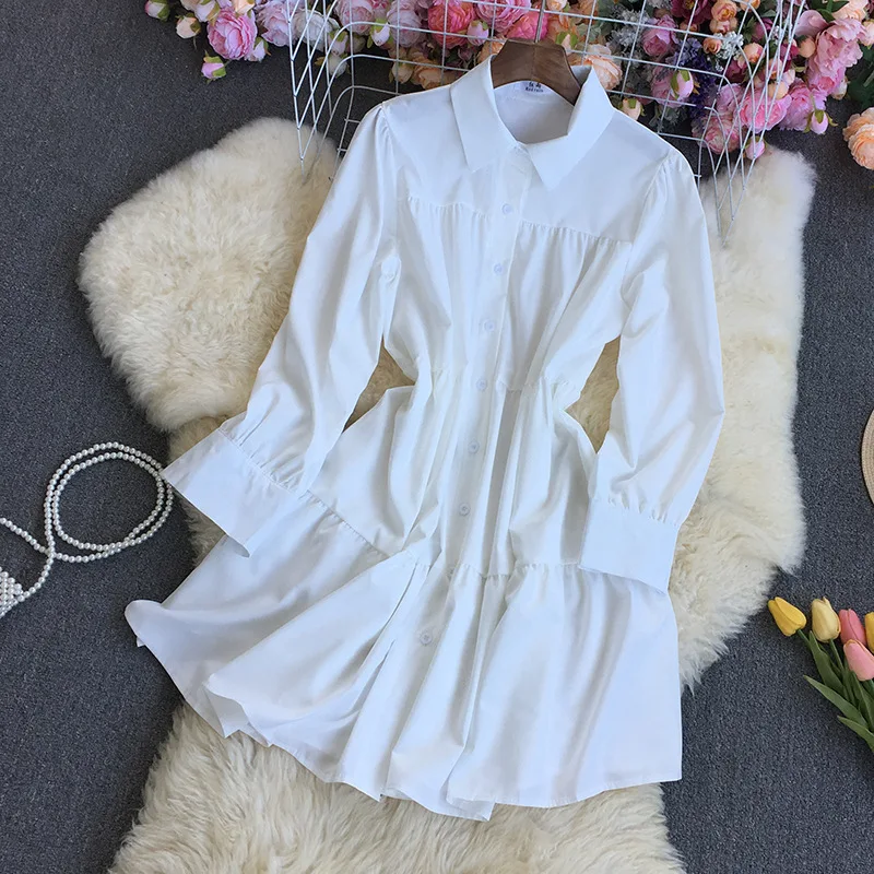 

Women's 2022 Maternity Summer New Loose Dress Long Shirt Black