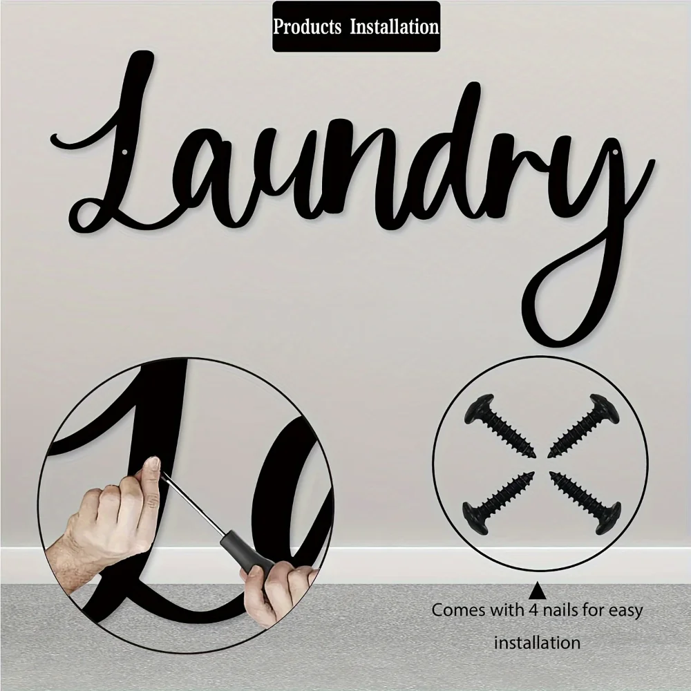 1 шт. металлическая декоративная наклейка для стирки