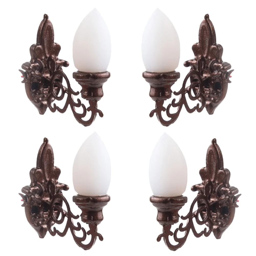 

4pcs Micro landscape Sand Table Wall Lamps Sand Table Lamps House Wall Lights Small Wall Lights