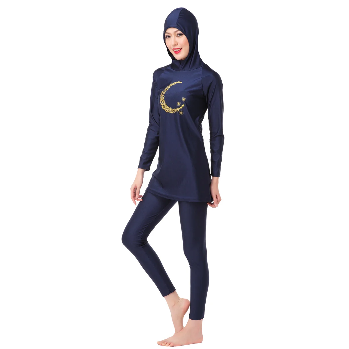 Женский скромный купальник с длинным рукавом модель HW10G