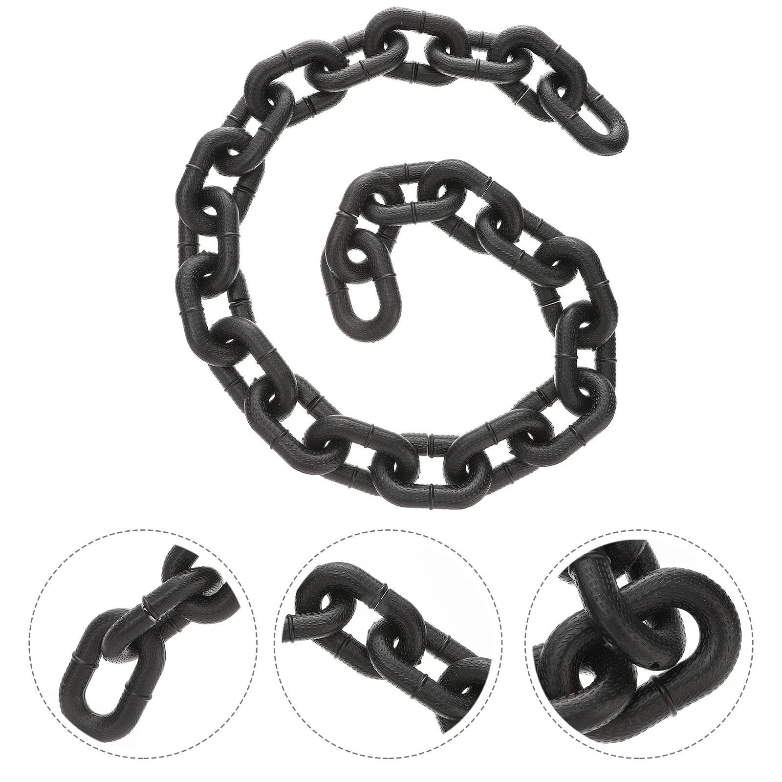 

Chain Party Propchains Fake Costume Prison Link Props Haunted Decor Decoration Favor Cosplay Shackles Safety Barrier Zombie Sets